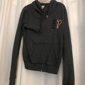 Victoria’s Secret Pink Zip Up w/ cheetah design